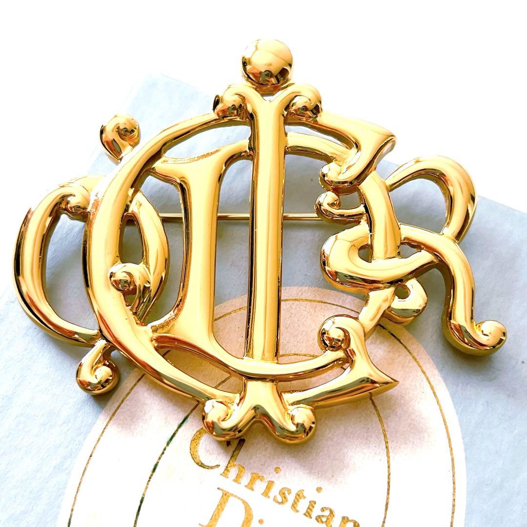 【未使用級】クリスチャンディオール ブローチ エンブレム