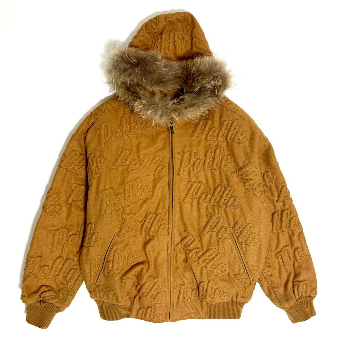 【美品】Pelle Pelle ペレペレ 総刺繍 ジャケット フード 2XL
