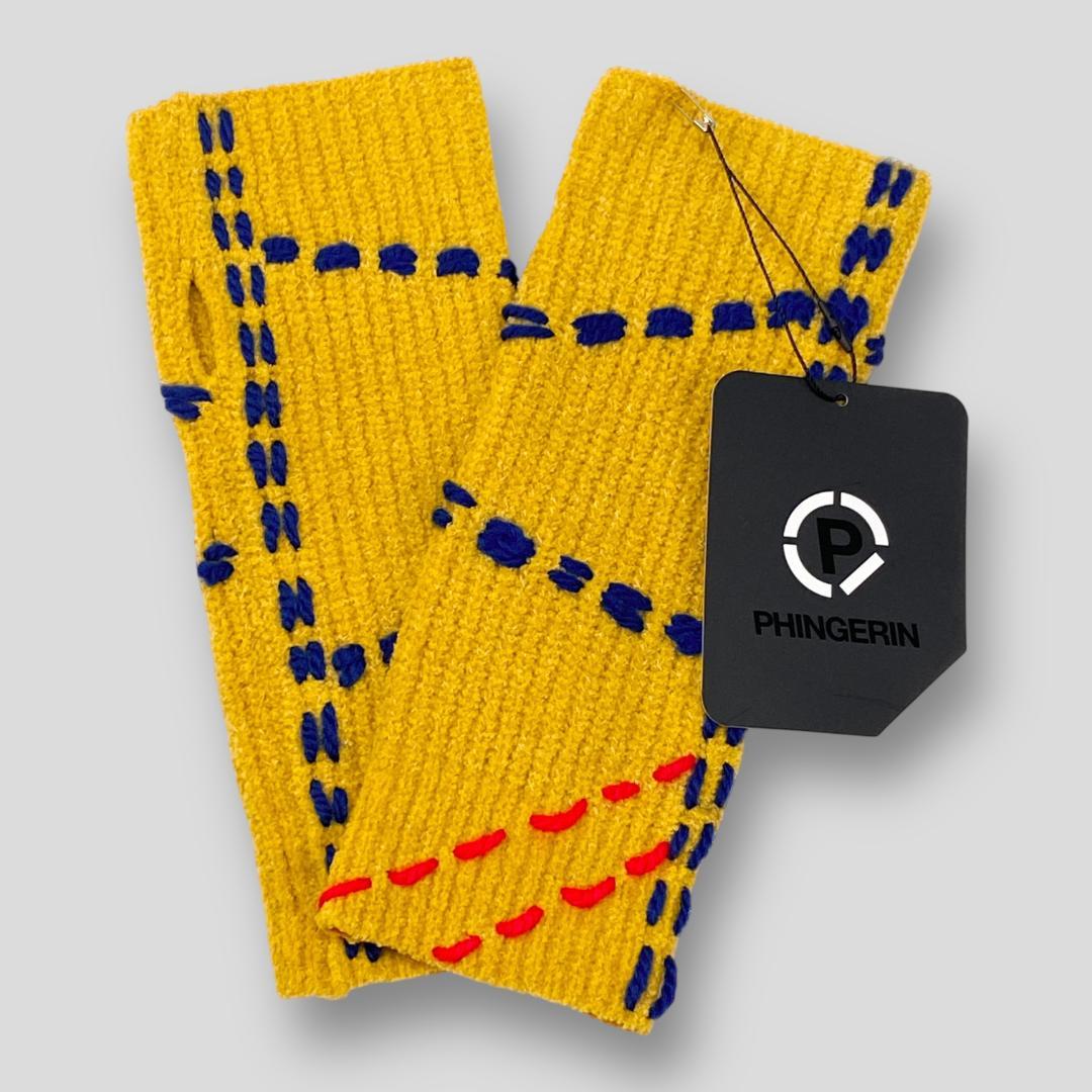 新品 PHINGERIN 24AW PG1 ARM WARMER MUSTARD