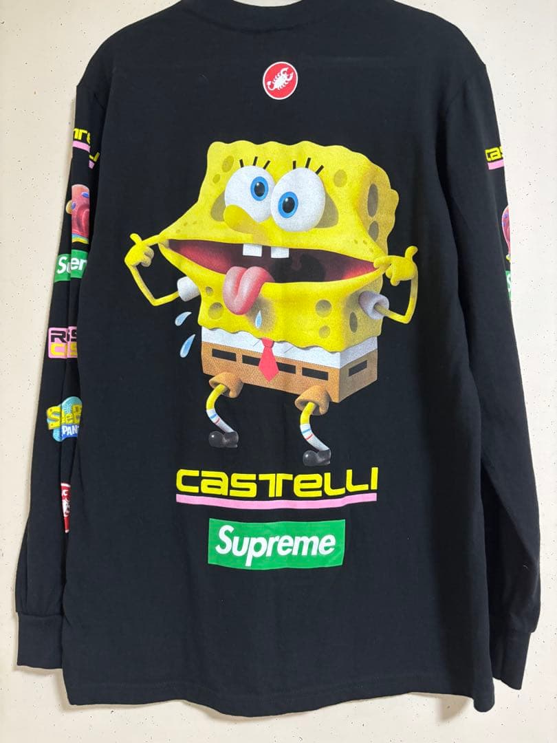 トップス supreme Sponge Bob Cycling L/S Tee