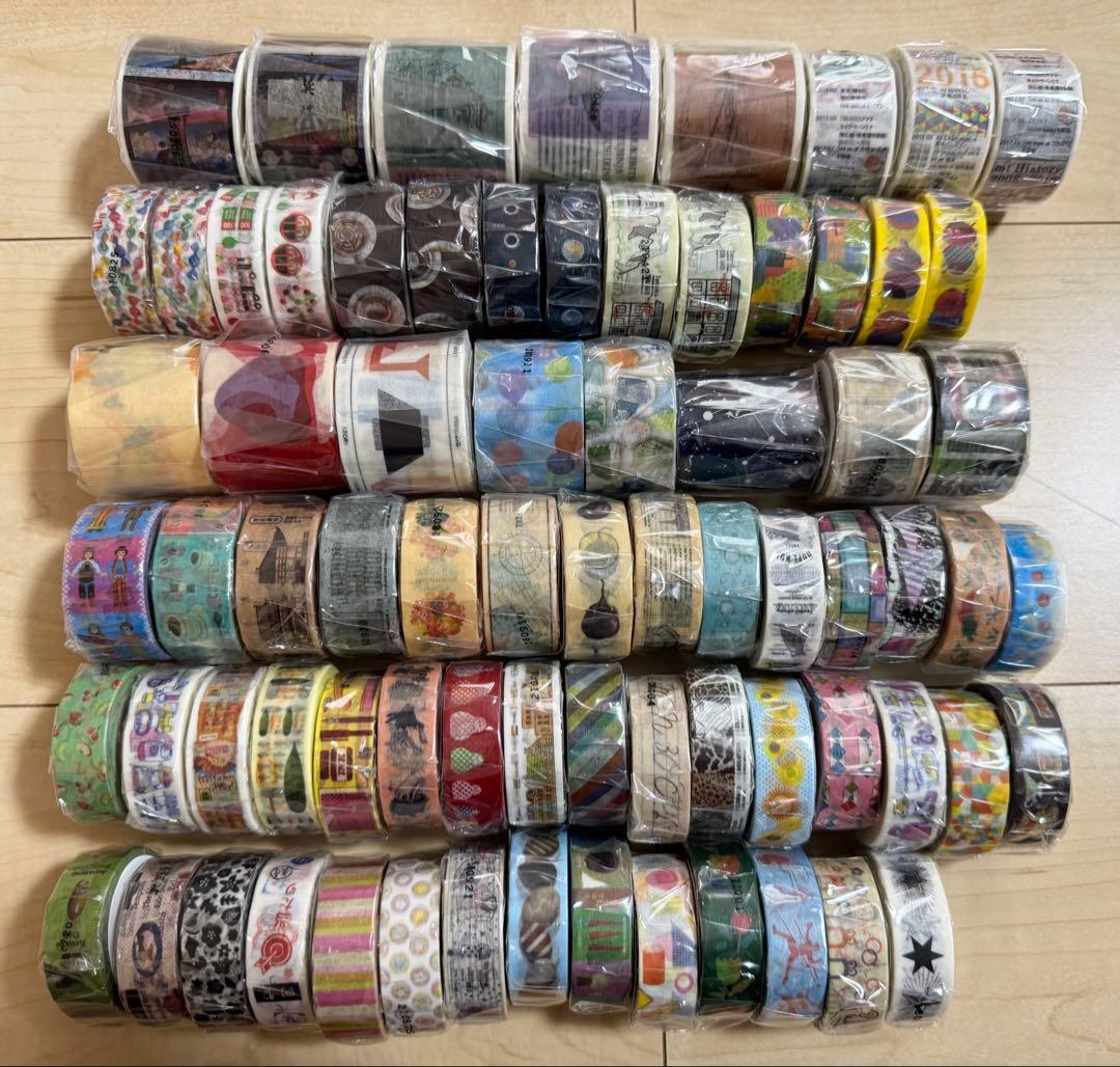 第1弾フィルム付き新品マステmt74本セット 限定・非売品テープ