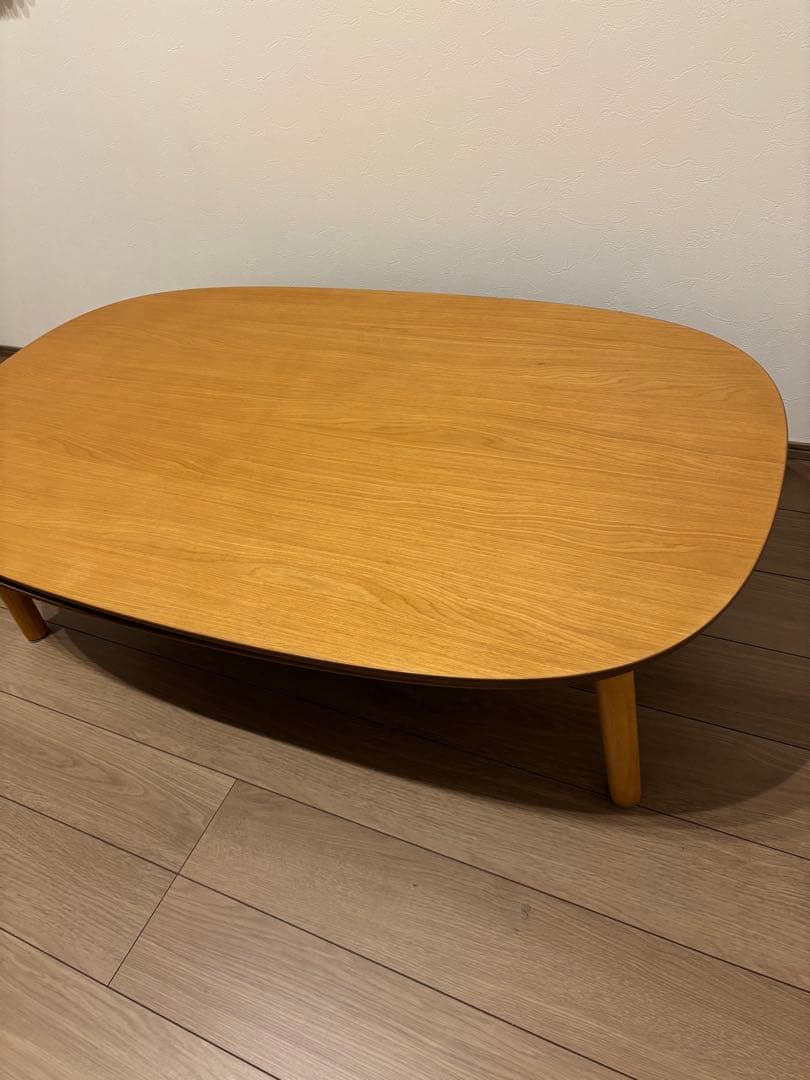 無印良品　楕円形　木製こたつ　布団つき！