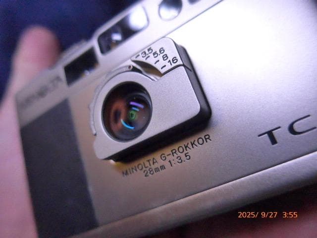 momo&mikan　MINOLTA TC-1 フィルムカメラ 取扱説明書