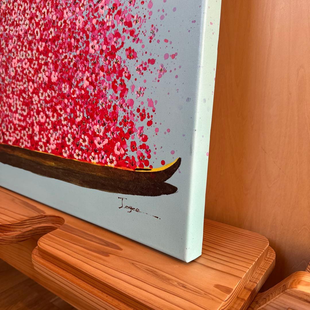 フラワーボート 100x80cm タッチドピクチャー