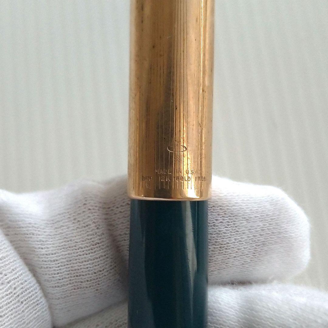 ◆パーカー 51 万年筆 12K金張キャップ◆