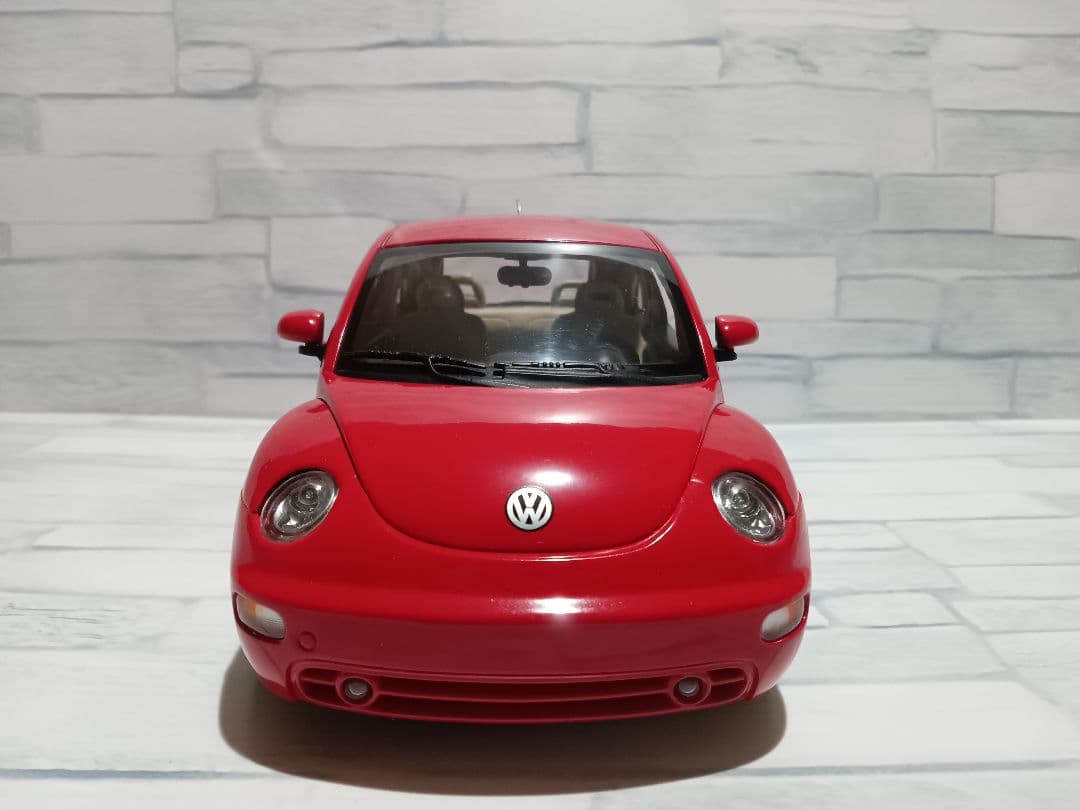 1/18 GATE　フォルクスワーゲン　ニュービートル　ミニカー　レッド