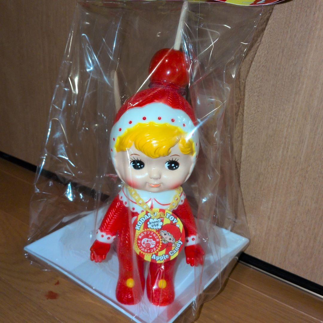 食品サンプル　チャーミーちゃん　りんごあめ