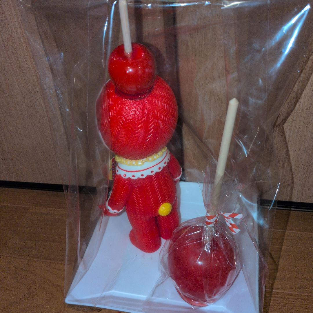 食品サンプル　チャーミーちゃん　りんごあめ