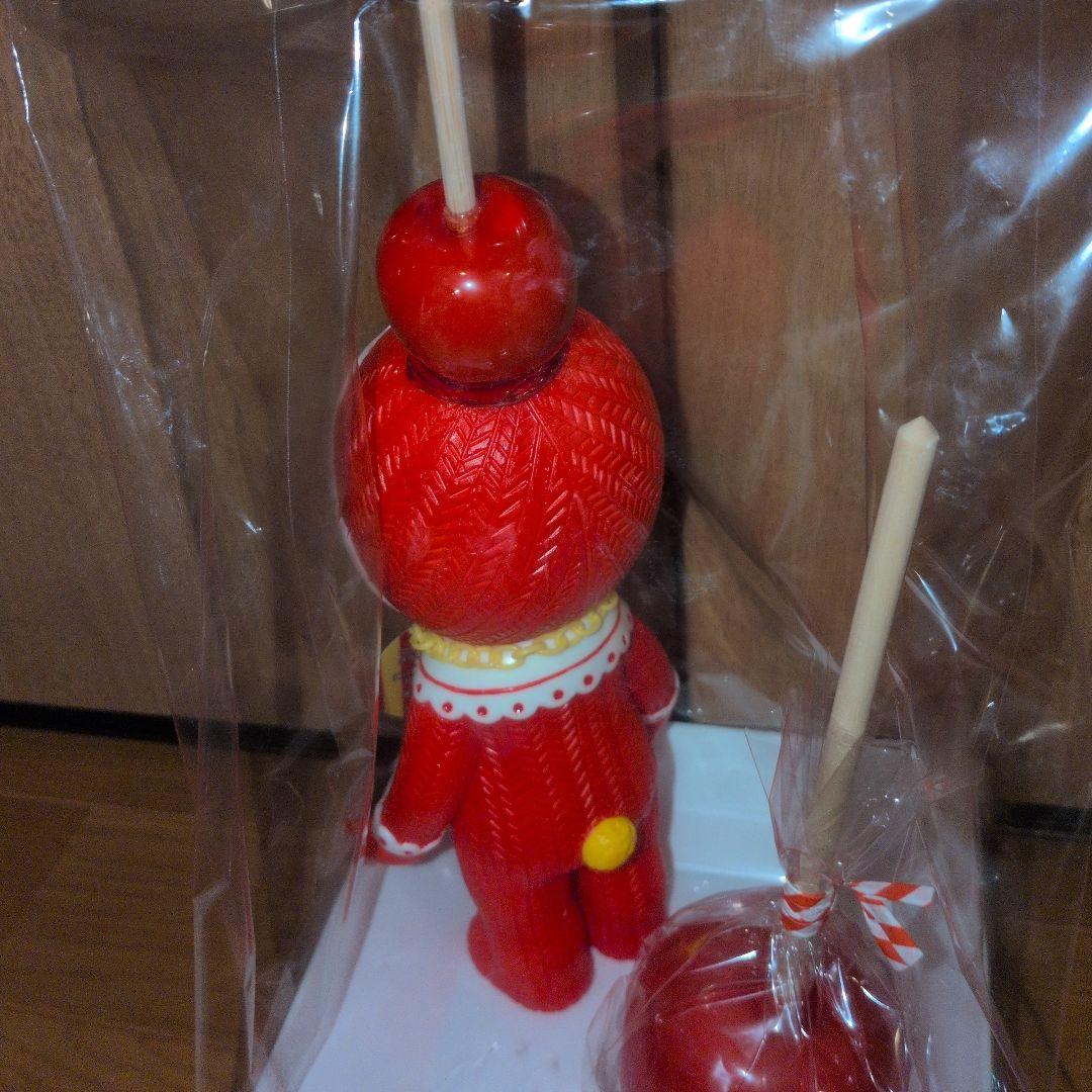 食品サンプル　チャーミーちゃん　りんごあめ