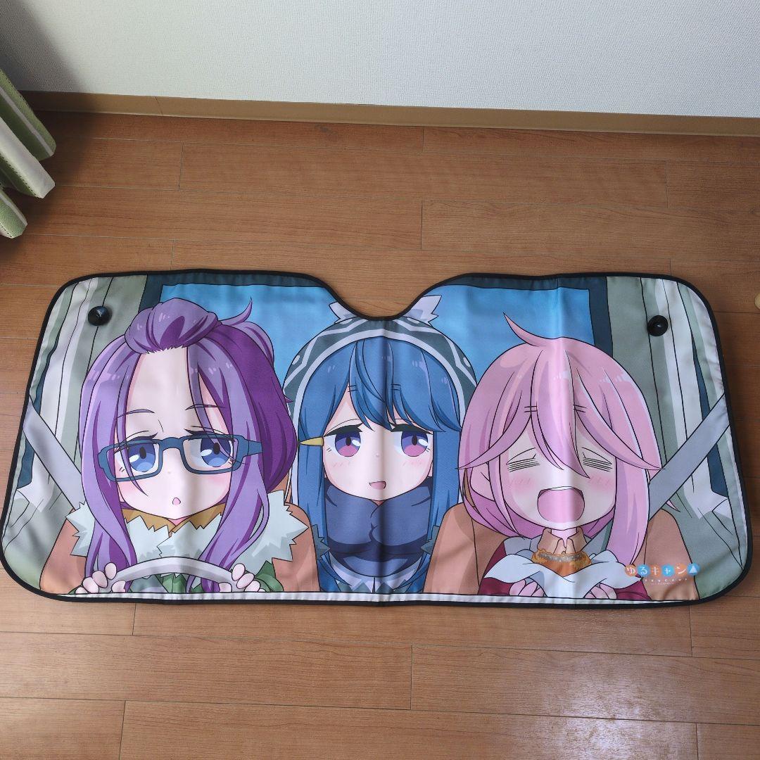 ゆるキャン△ サンシェード 桜お姉ちゃんの車・なでしこ・リンver.