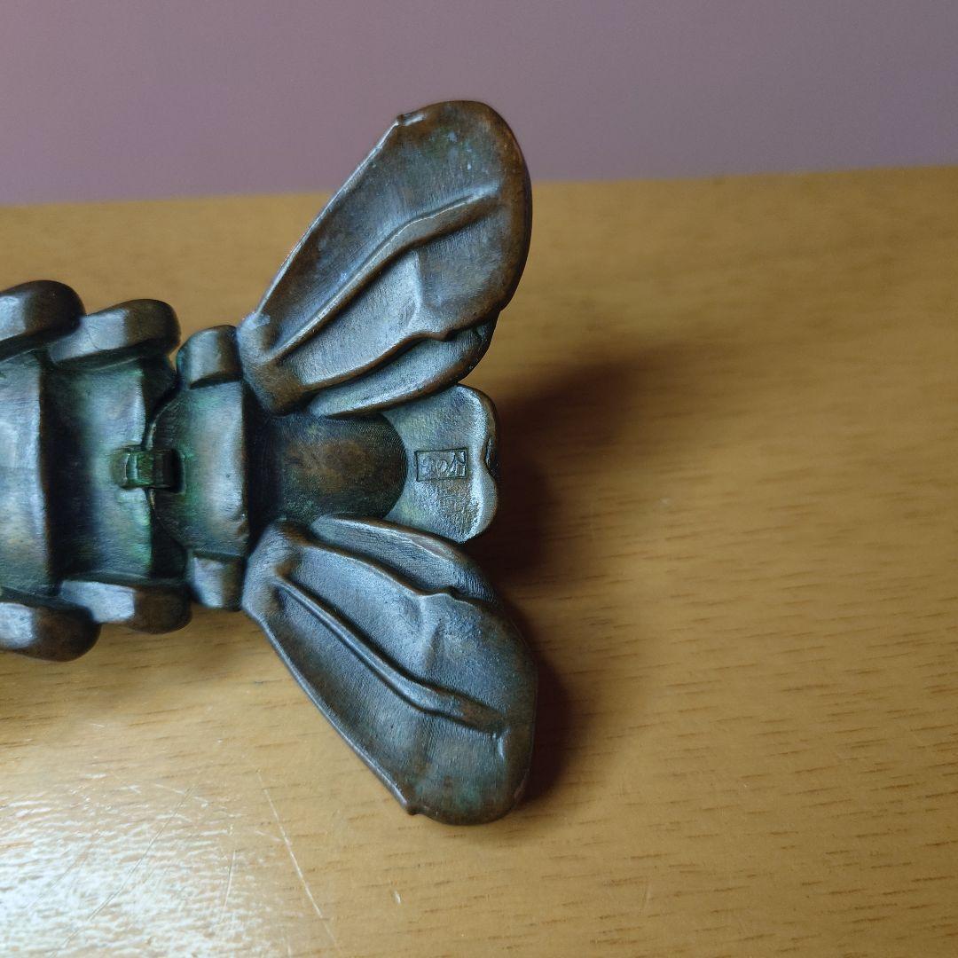 心臓穿ちのヴェル　銅製　ザリガニ　在銘