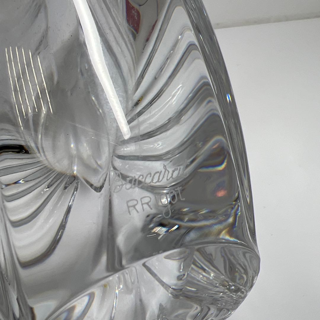 バカラ　リゴット　フラワーベース　高さ21㎝　東里7-0813①