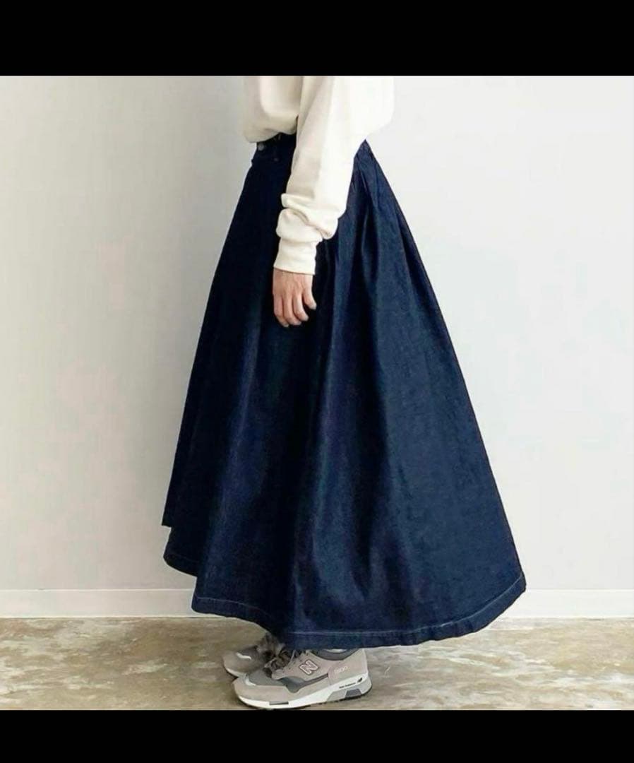 HARVESTY ハーベスティ デニムカルメンキュロット A21803