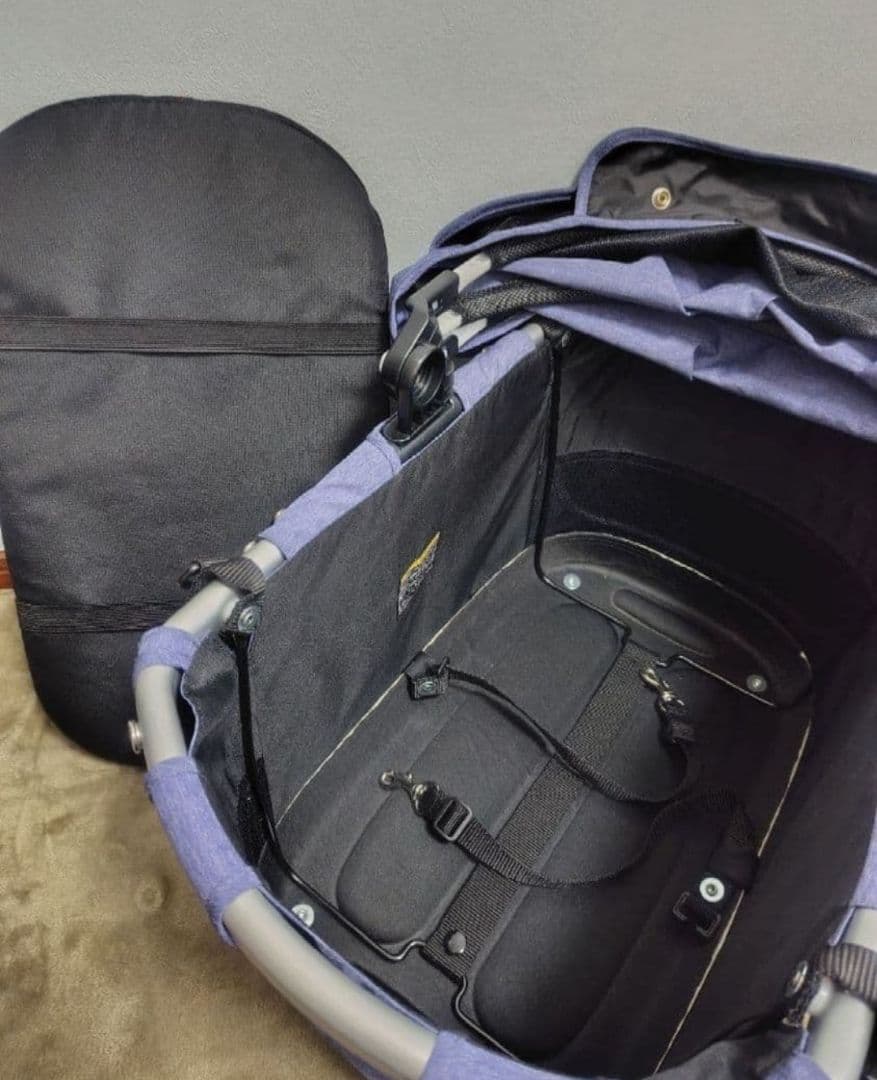 ミリミリEG ペットカート 電車用 フラットカバー　セット　中古品