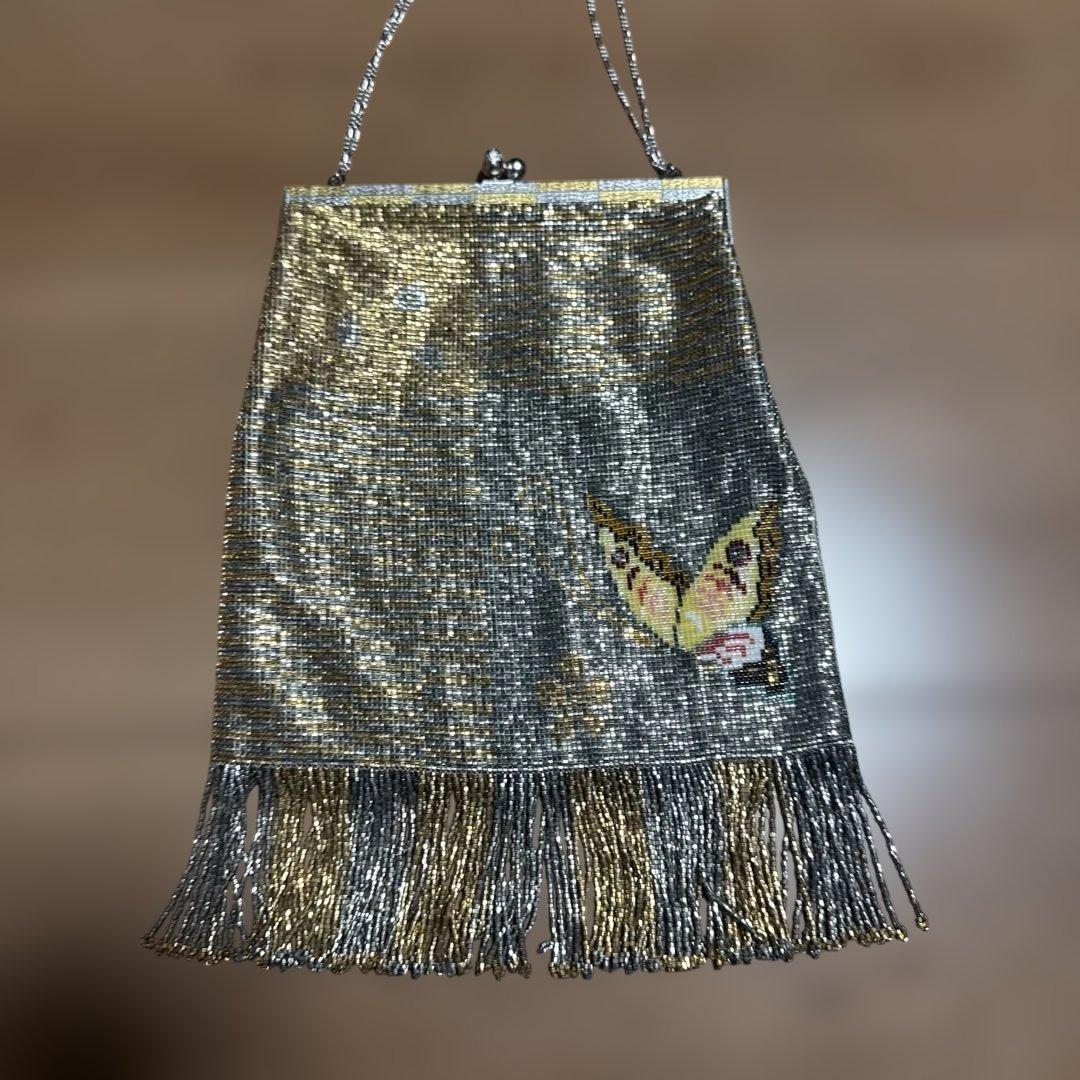 デリカビーズ　フリンジ　バッグ　ハンドメイド①