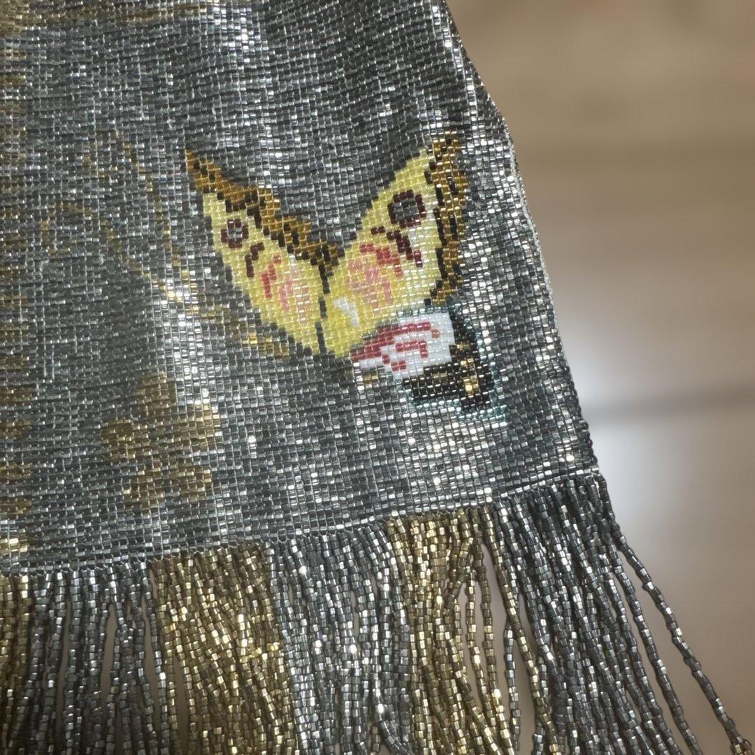 デリカビーズ　フリンジ　バッグ　ハンドメイド①