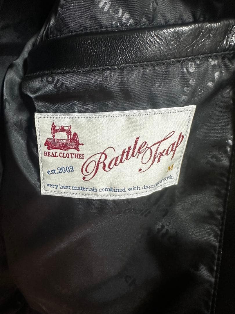 Schott×ラトルトラップ20th 別注 シングルライダースジャケット M