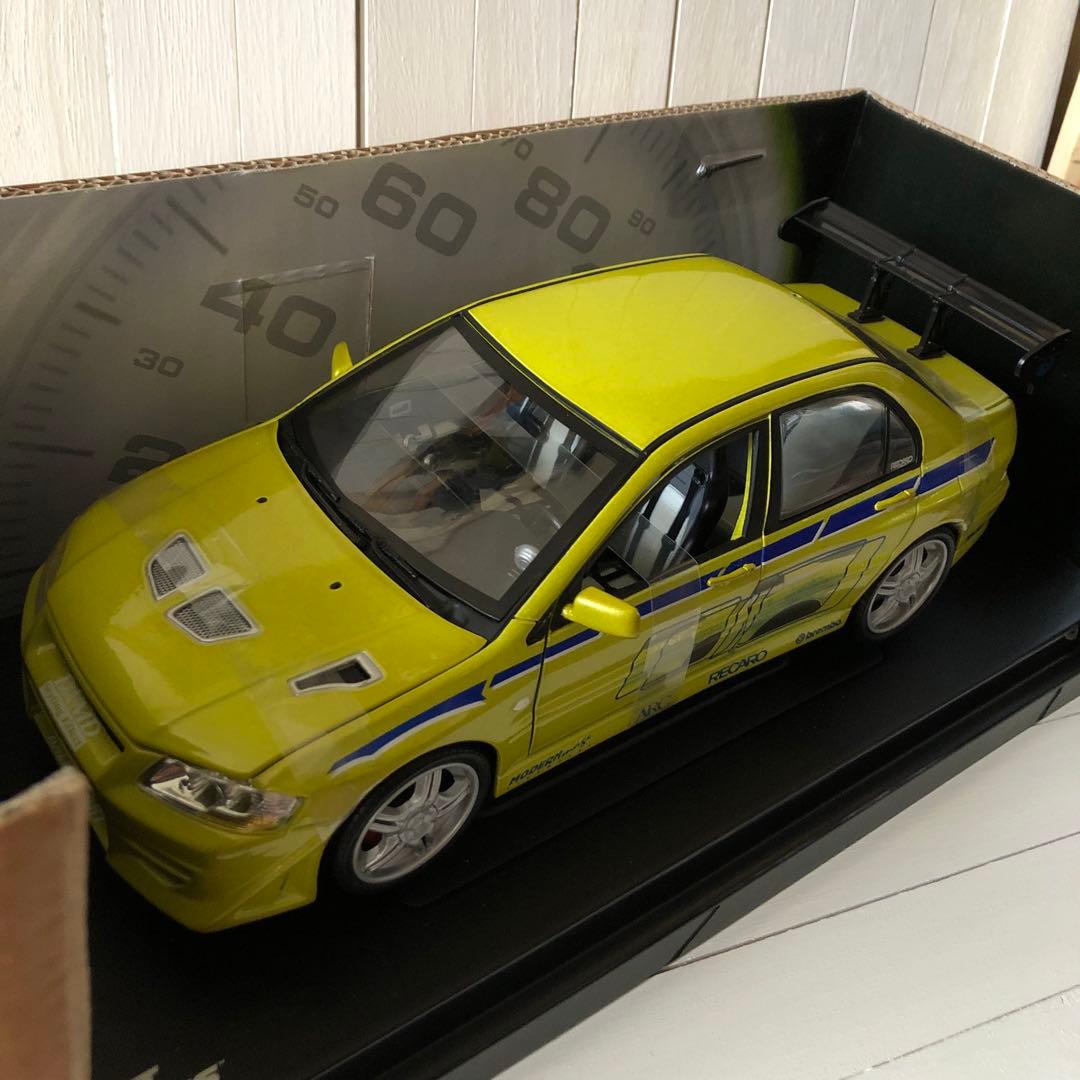 ワイルドスピード　1/18ミニカー　ランサーエボリューション