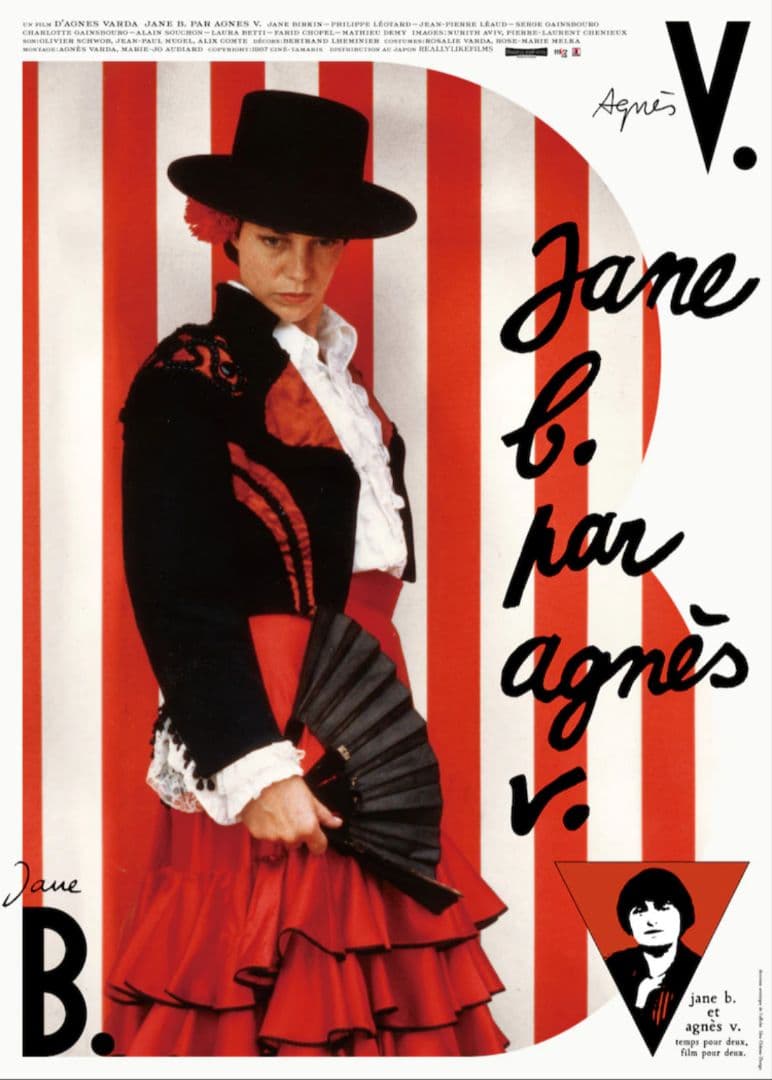 ジェーン B. と アニエス V. ～二人の時間、二人の映画。B2ポスター