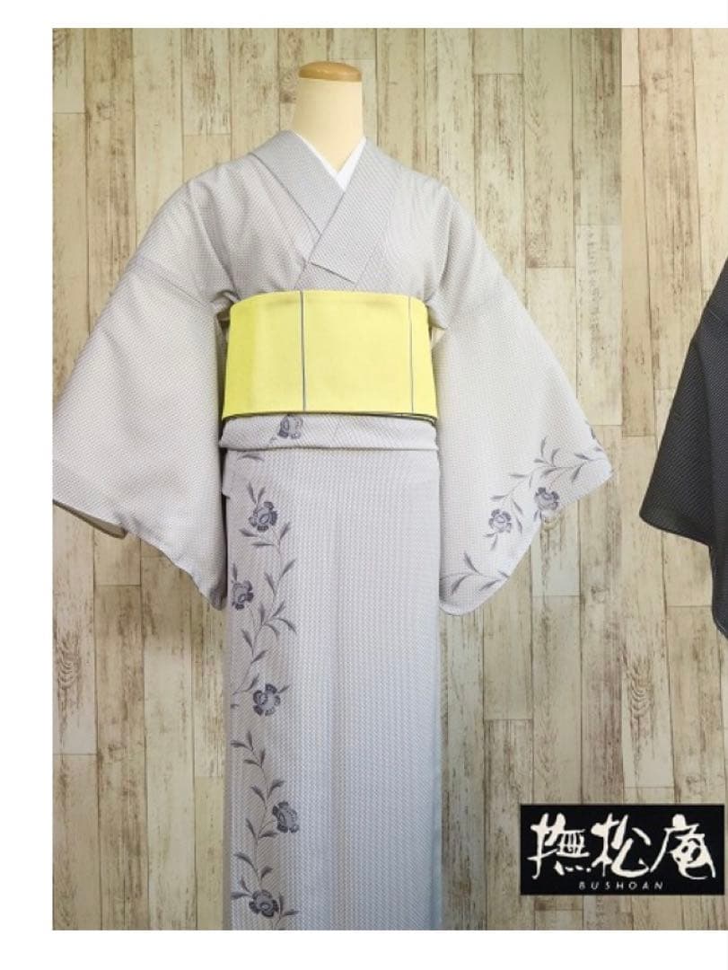 ★yuri★新品【撫松庵】洗える着物 セオα