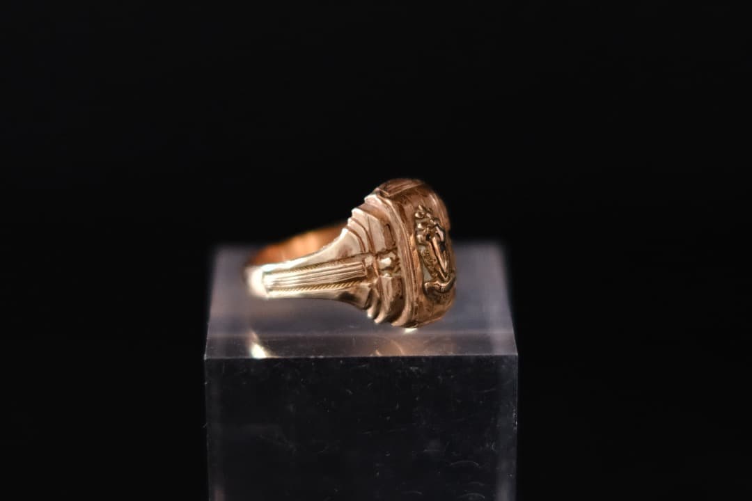 アメリカアンティーク｜10k gold School Ring