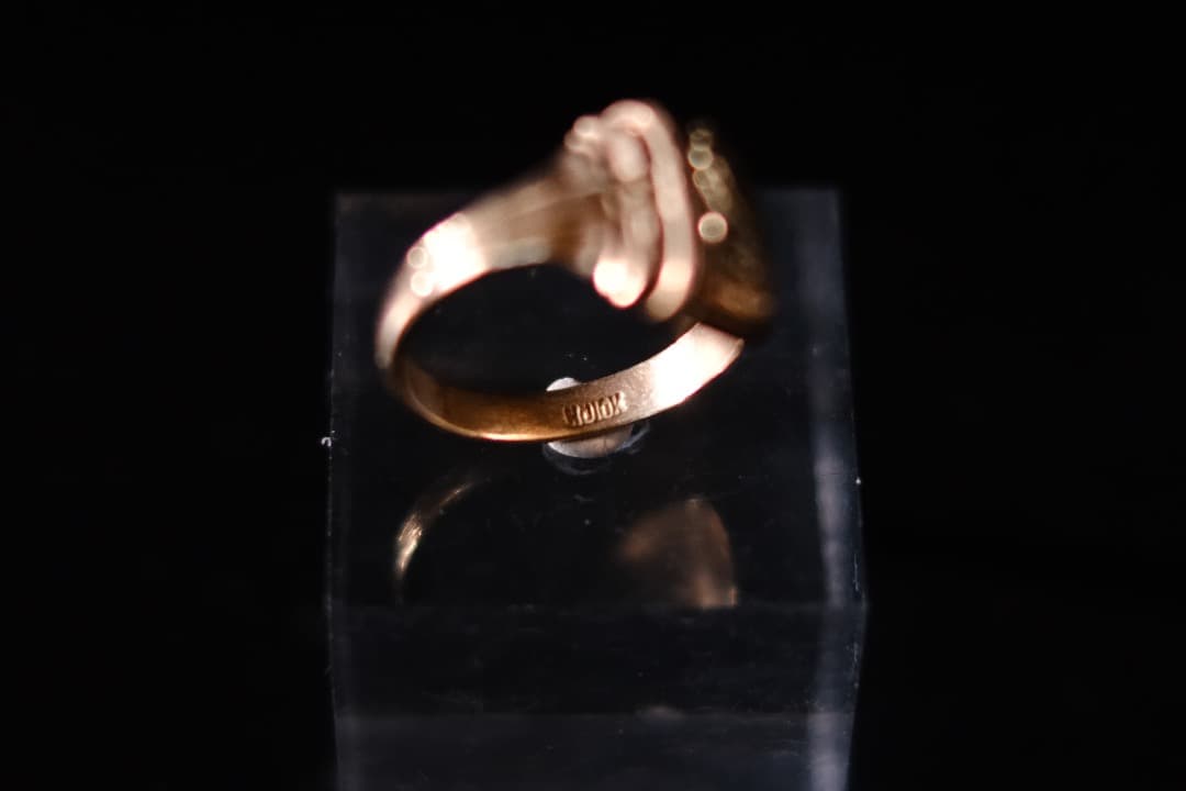アメリカアンティーク｜10k gold School Ring