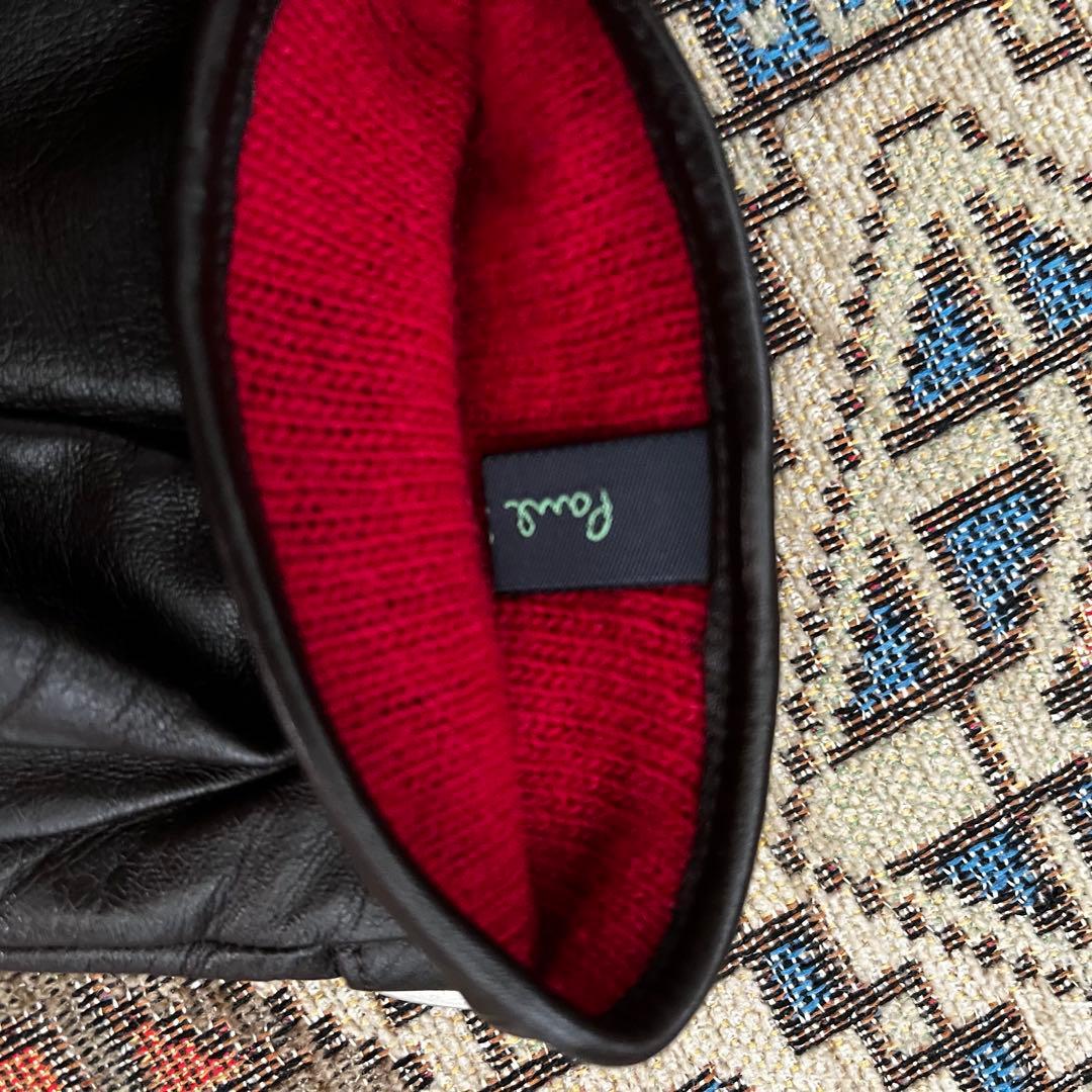 Paul Smith 羊革手袋 ダークブラウン レザー