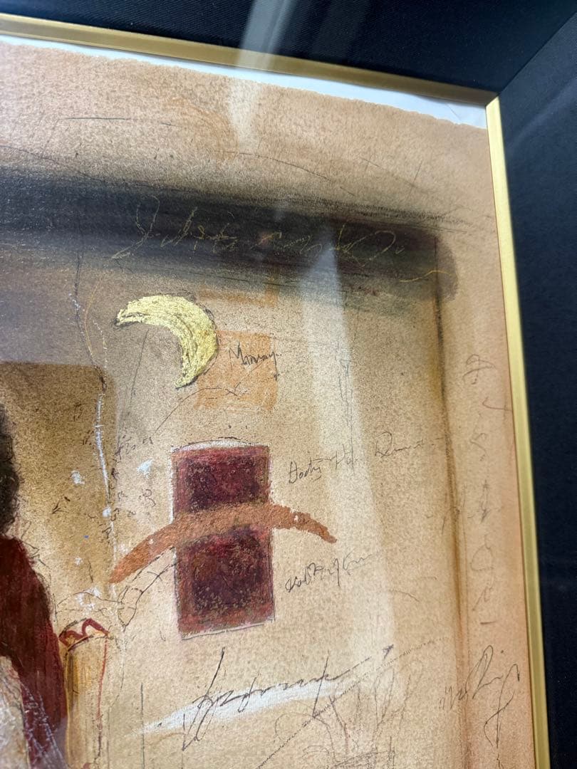 【真作保証】Roy Fairchild 肉筆サイン 大作額装済 シルクスクリーン