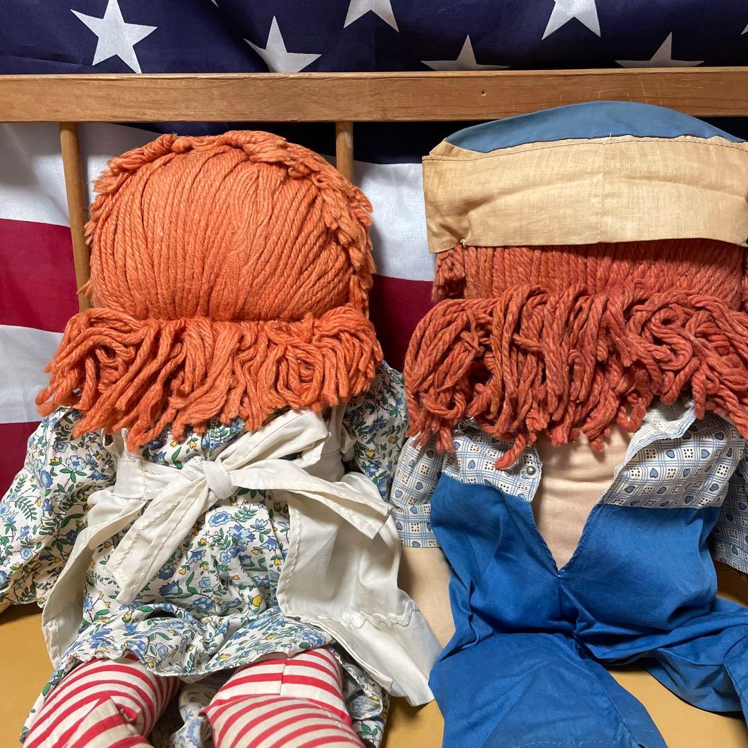 302♡ラガディ・アン＆アンディ　ジョジーン社　アンティークドール　ペア