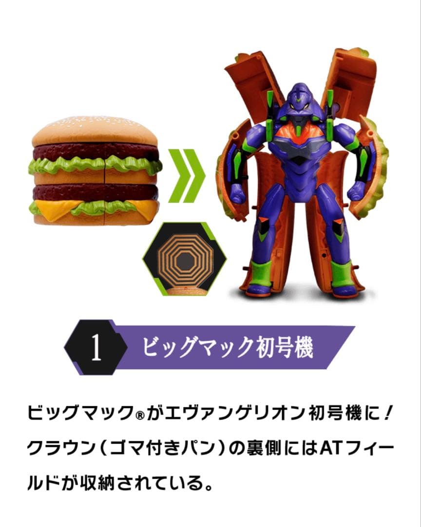 【未開封】マクドナルド×エヴァンゲリオン コラボ フィギュア