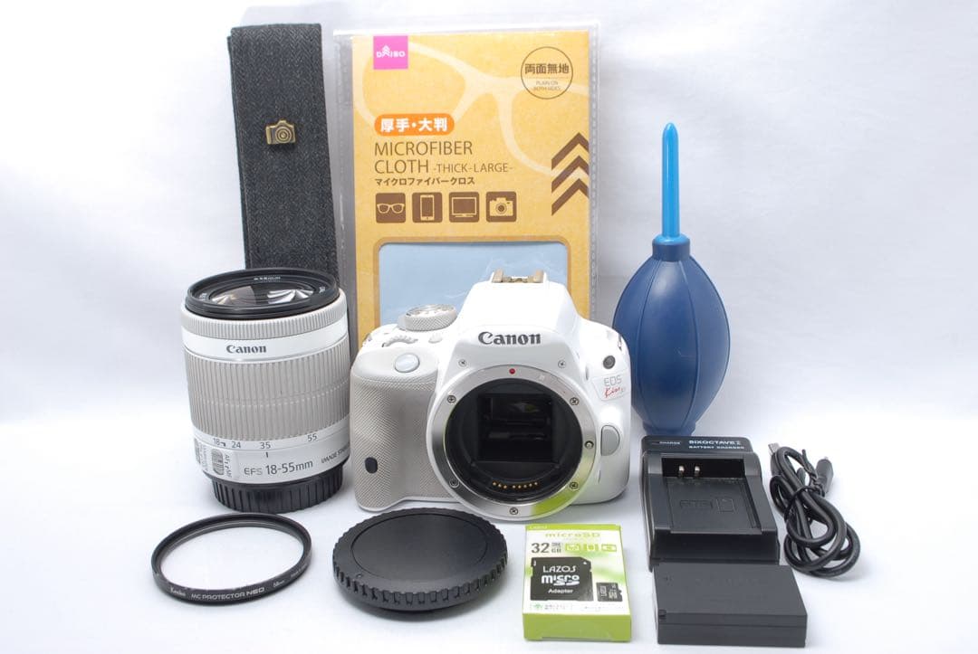 希少✨Canon kiss x7✨高性能補正レンズ✨一眼レフ✨ホワイト✨軽量