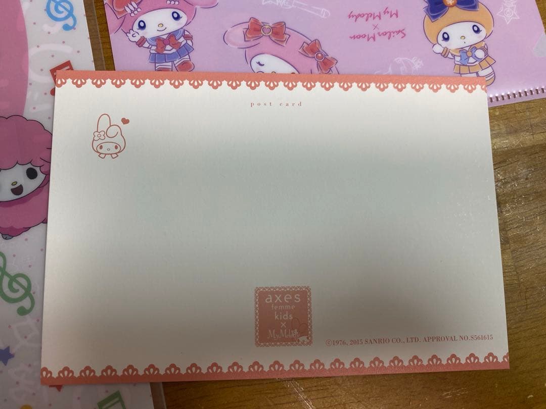 おねがい　マイメロディ　ママ格言ファイル　アクシーズファム限定ポストカード
