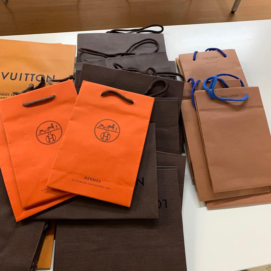 ルイヴィトン.エルメス紙袋40枚