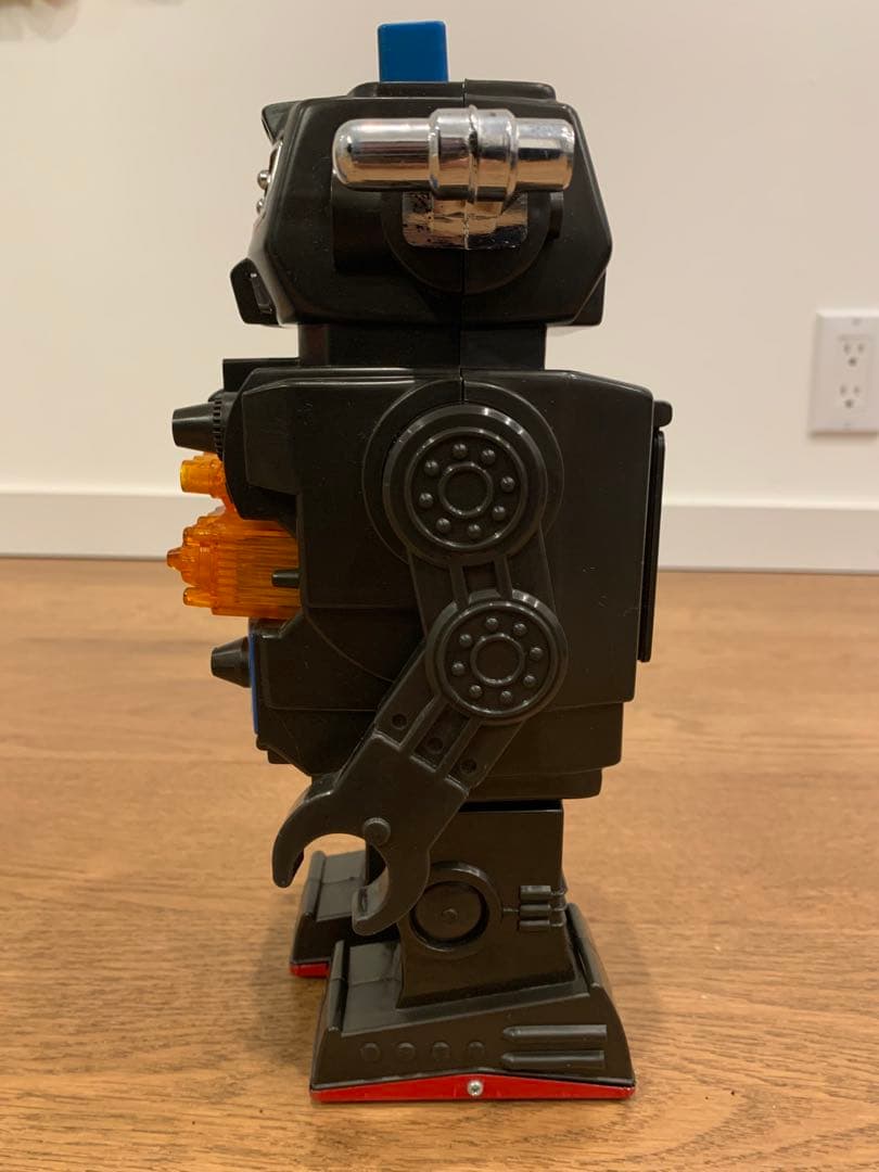 昭和レトロ 堀川玩具 コスミックファイター ブリキ ロボット 箱付 ジャンク