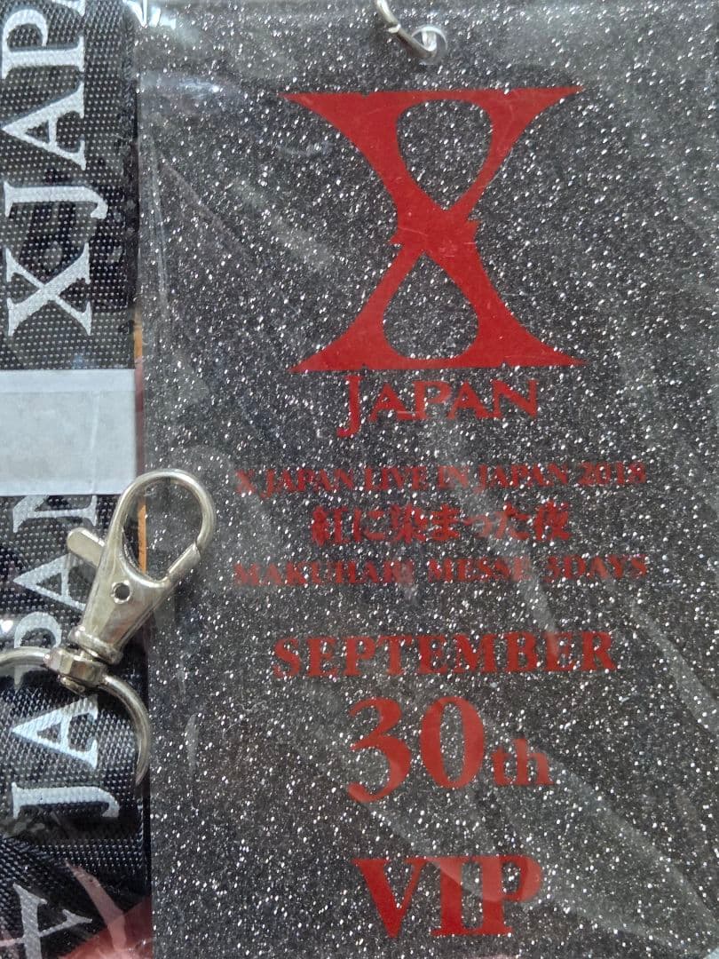 X JAPAN 2018 紅に染まった夜 無観客ライブ記念グッズ YOSHIKI