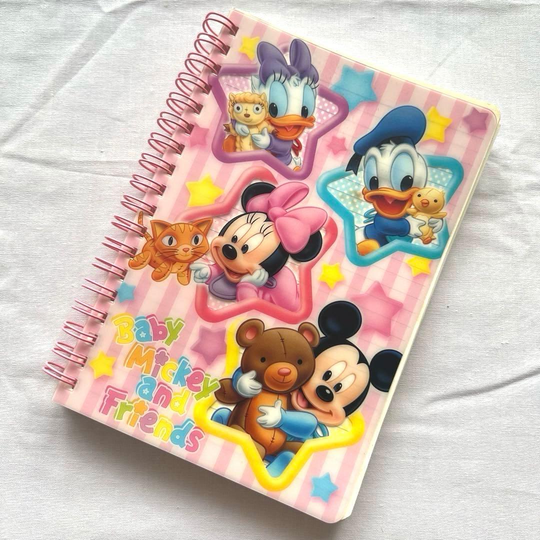 レア❤️ディズニー ノート ベビー　ミッキー　ミニー　フレンズ　リングノート