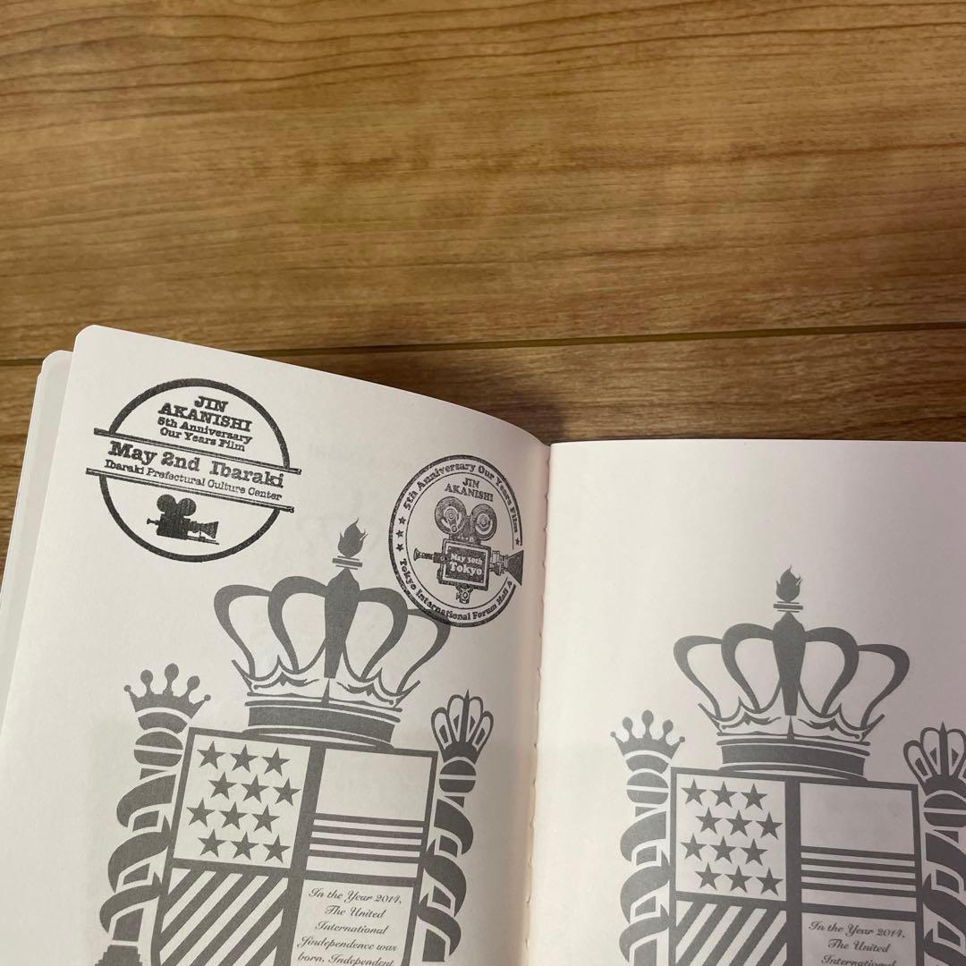 専用！　　赤西仁　パスポートFC限定グッズ　UIJ パスポート JIP's