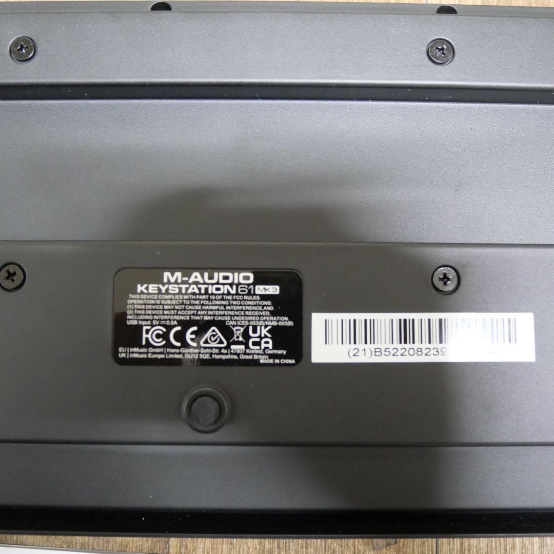 【コード付き】M-Audio Keystation 61 MK3 MIDI