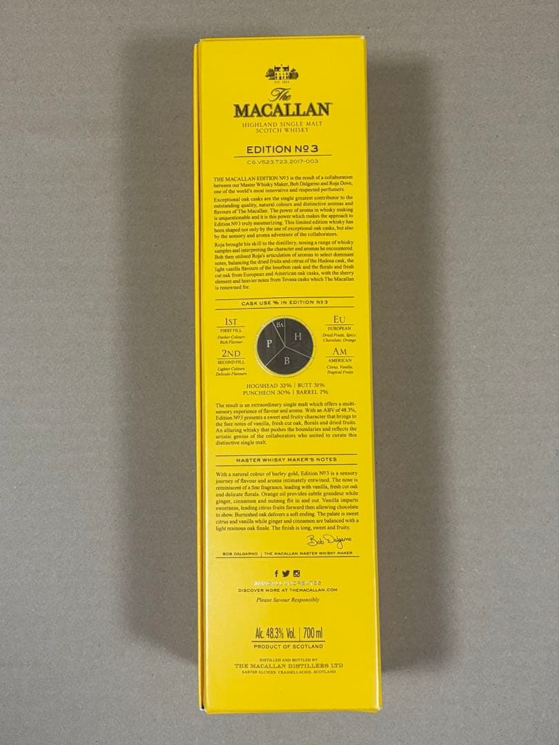 ザ・マッカラン　エディションNo.3 新品未開封品