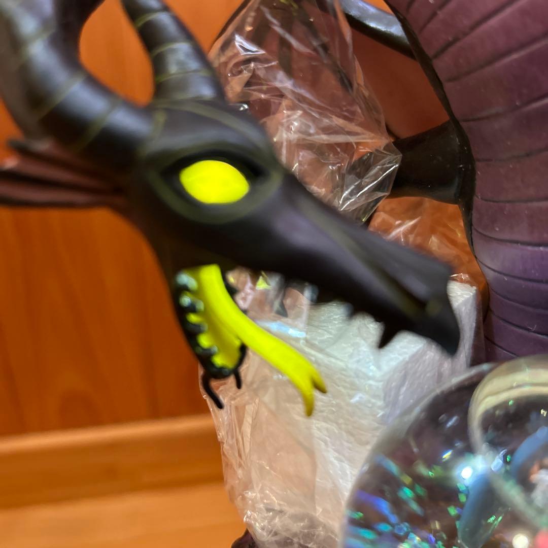 ディズニー/マレフィセント・ドラゴン/スノーグローブ　ライト&オルゴール