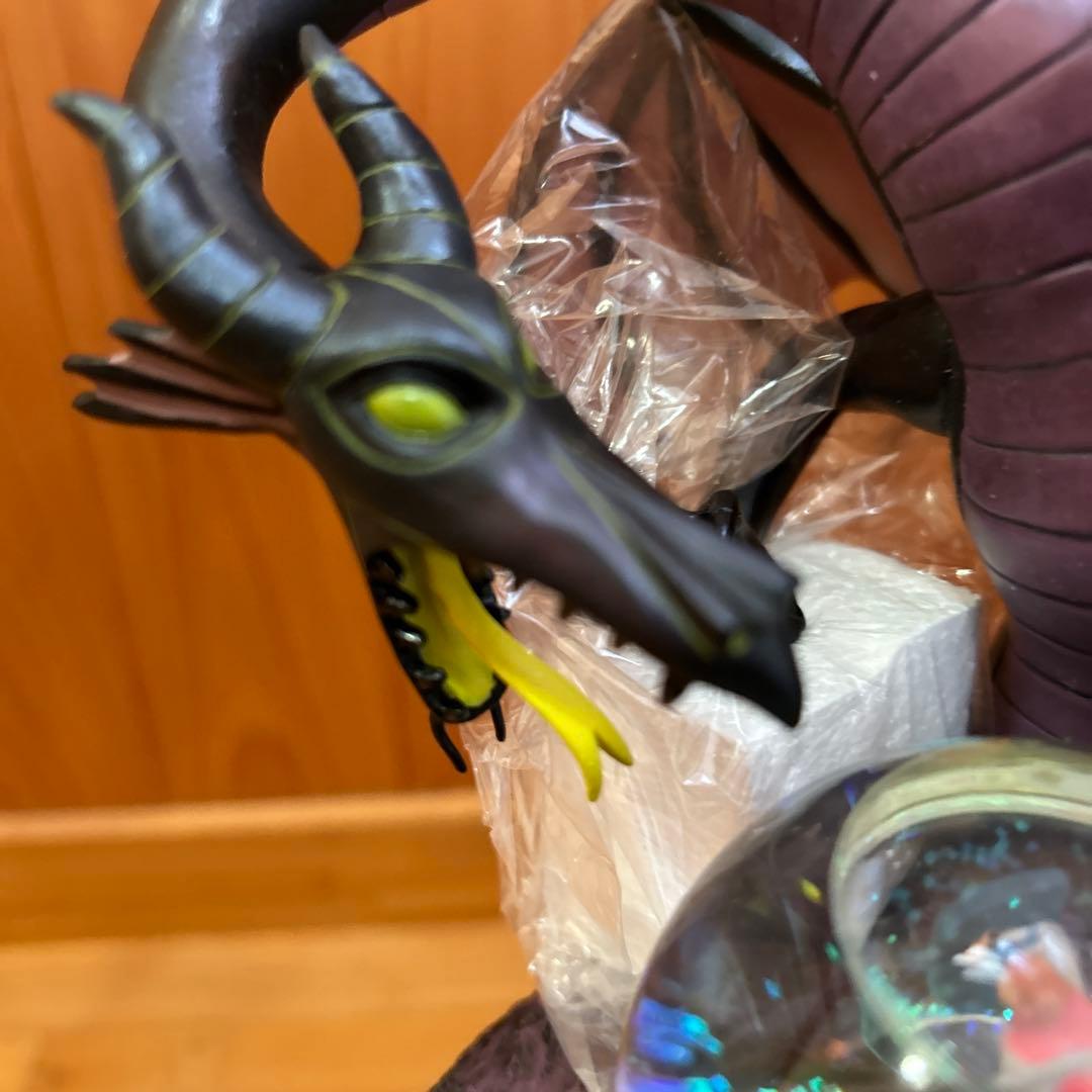 ディズニー/マレフィセント・ドラゴン/スノーグローブ　ライト&オルゴール