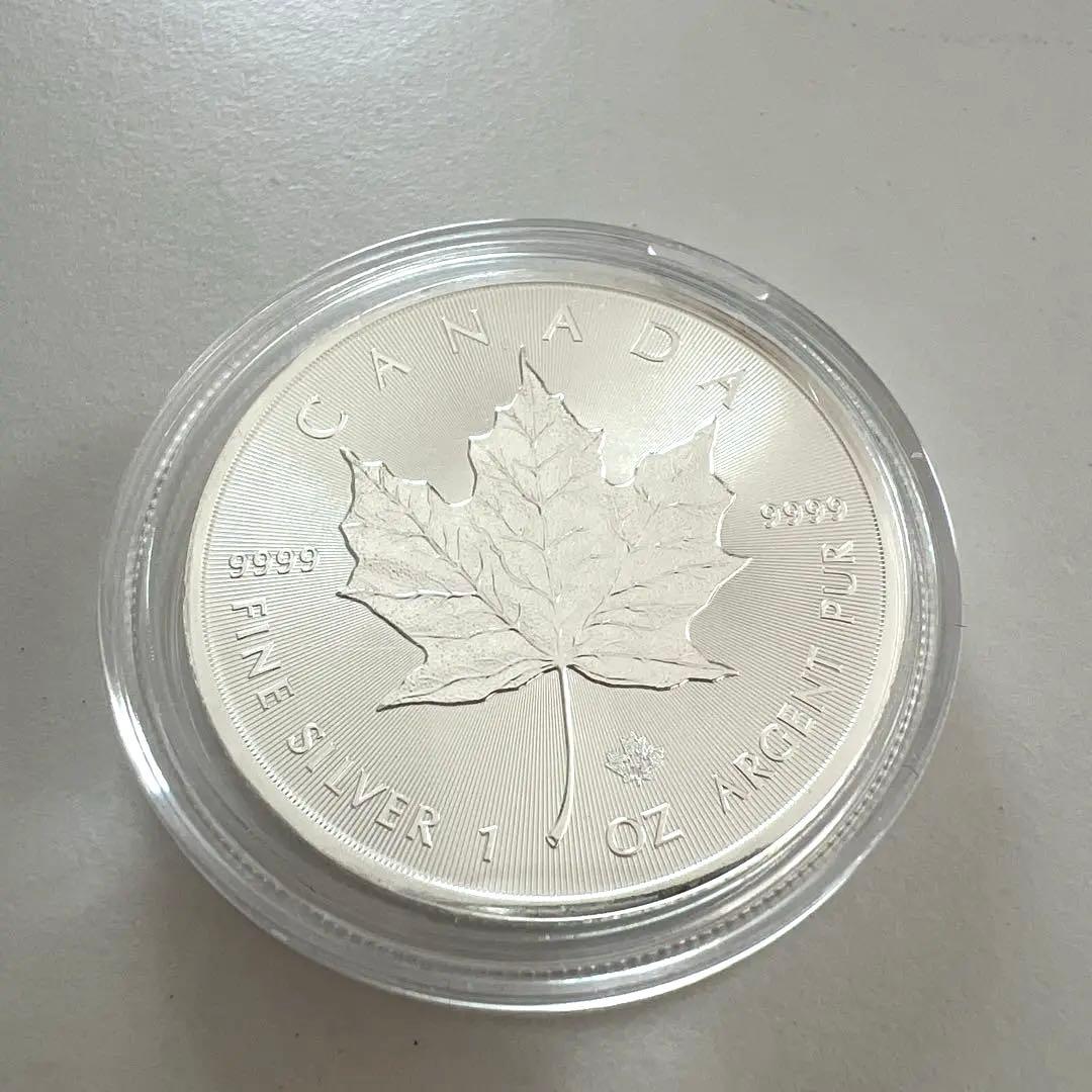 晩酌さま専用　メイプルリーフ銀貨1オンス　純銀　2015