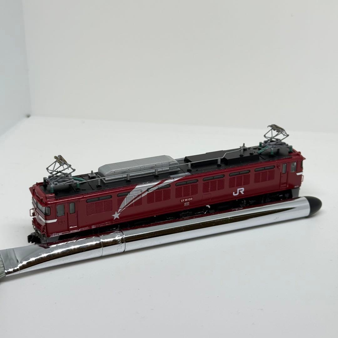 （艶出し、色差し加工あり）TOMIX EF81 133号機ヒサシ付き