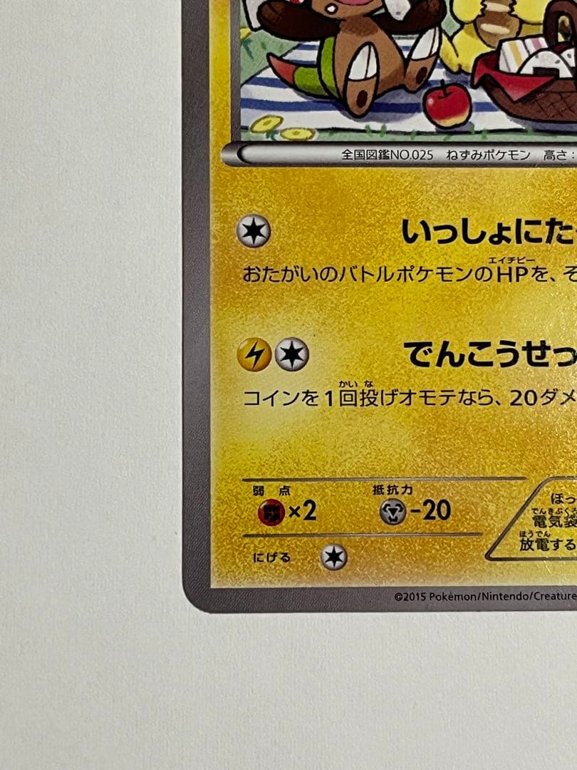 ピカチュウ　いっしょにたべよ　154/xy-p