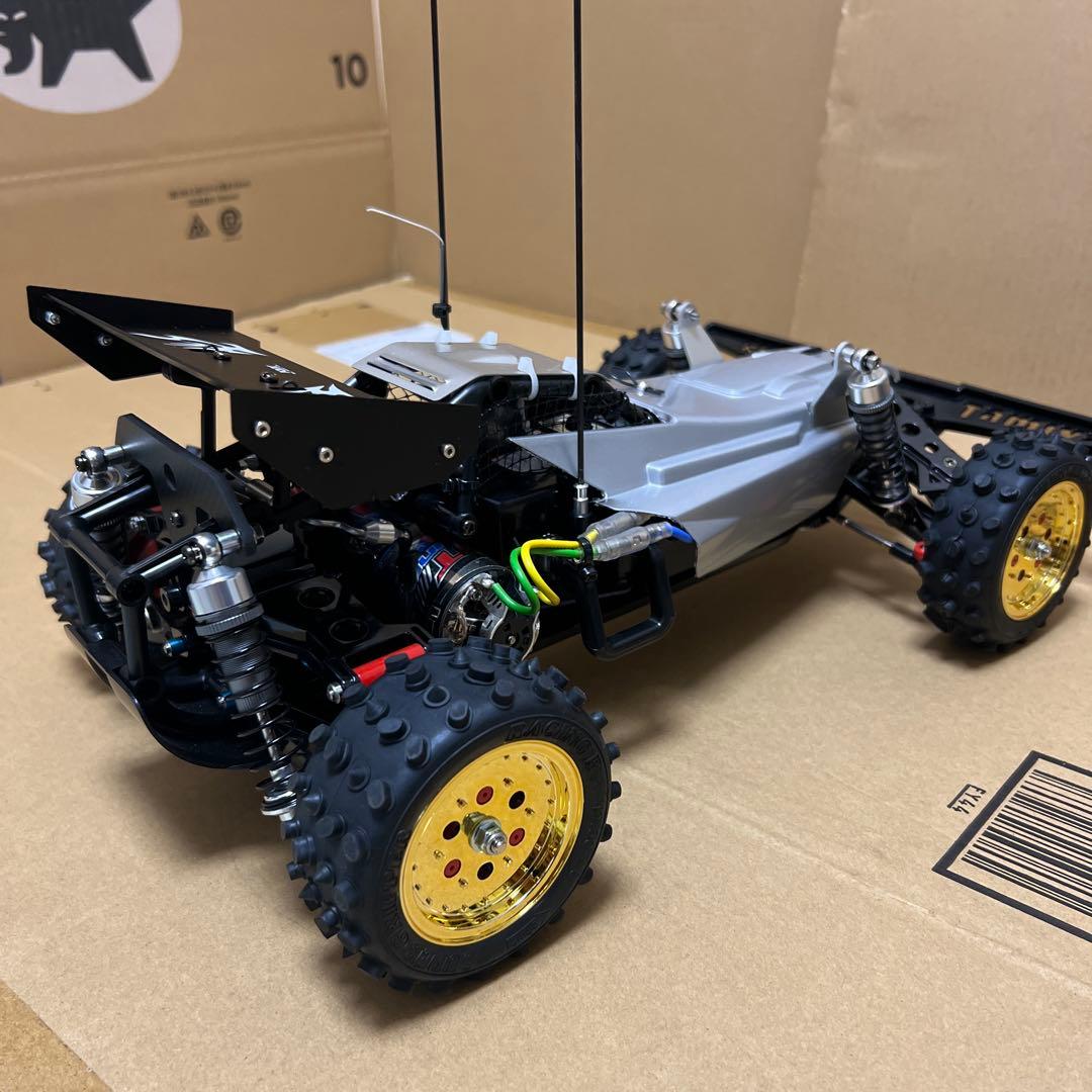 タミヤ スーパーホットショット カスタム プロポ受信機無し メカ付き