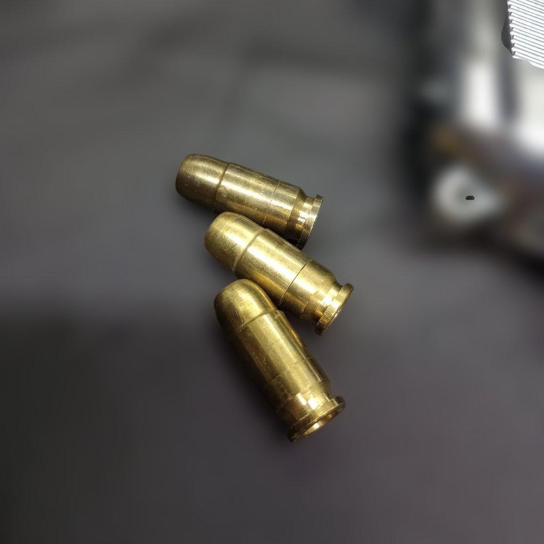 モデルガン マルシン M84 シルバーABS 中古　センターファイア