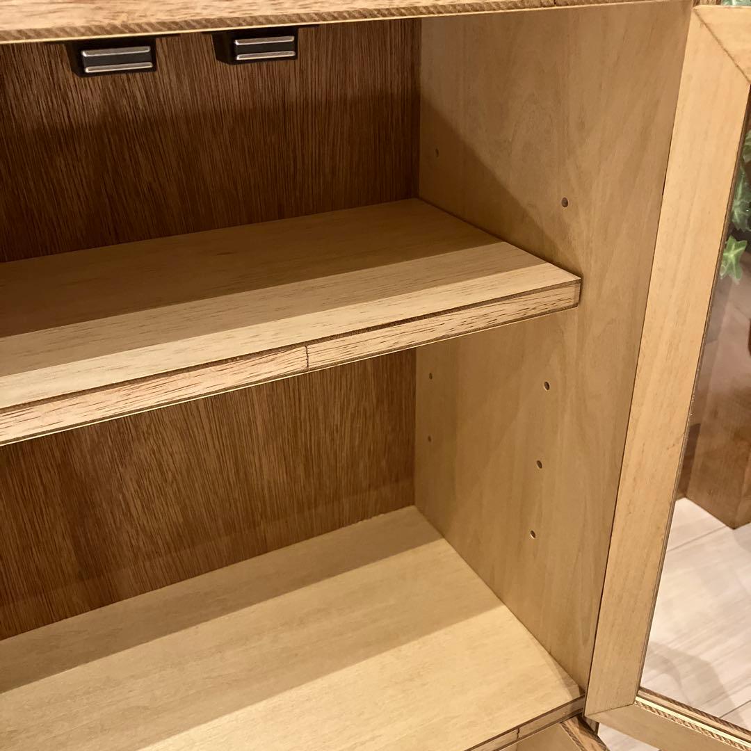 食器棚②　キャビネット　アンティーク　ハンドメイド　木製