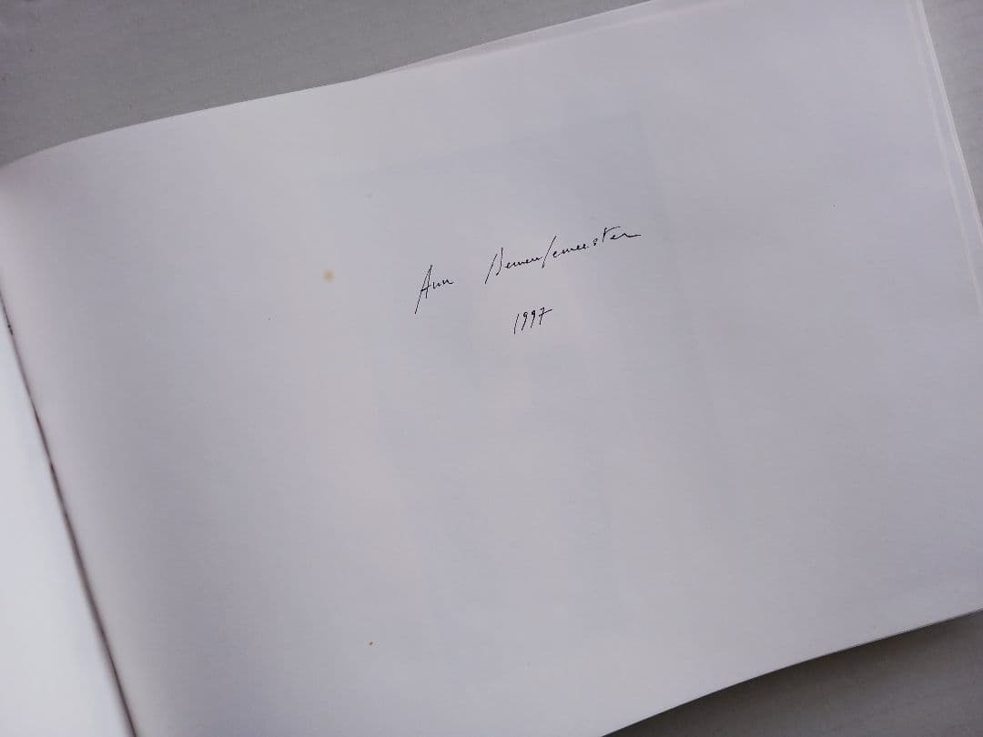 ANN DEMEULEMEESTER 1997ルックブックとVHS　オリゾンティ