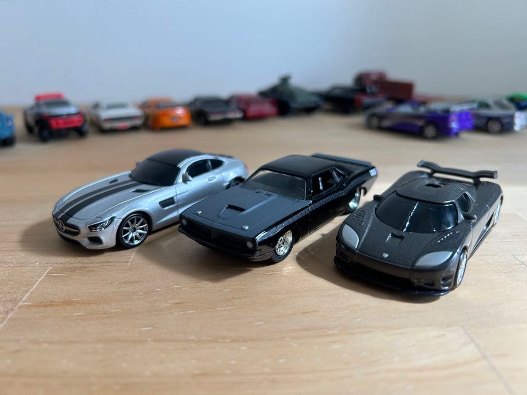 1/55 スケール ワイルドスピードシリーズ　ミニカー34台セット