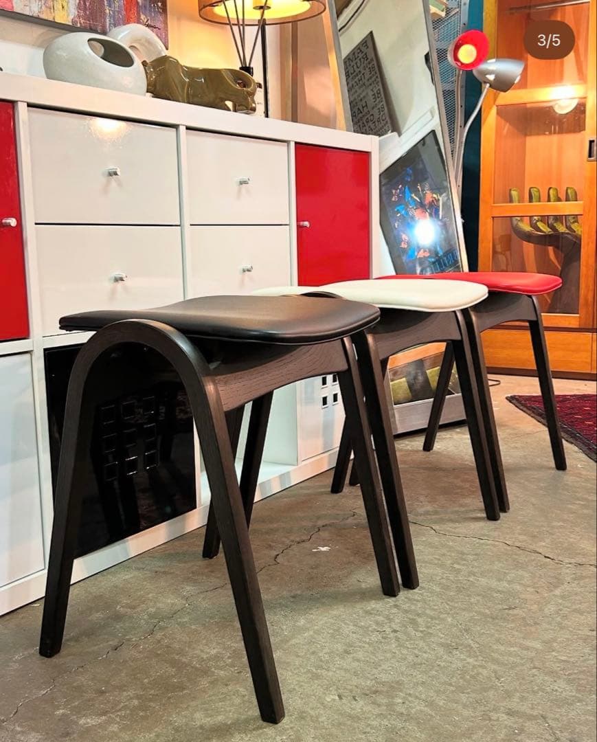 秋田木工 剣持勇 \"No.202\" スタッキングスツール【monoroom町田】